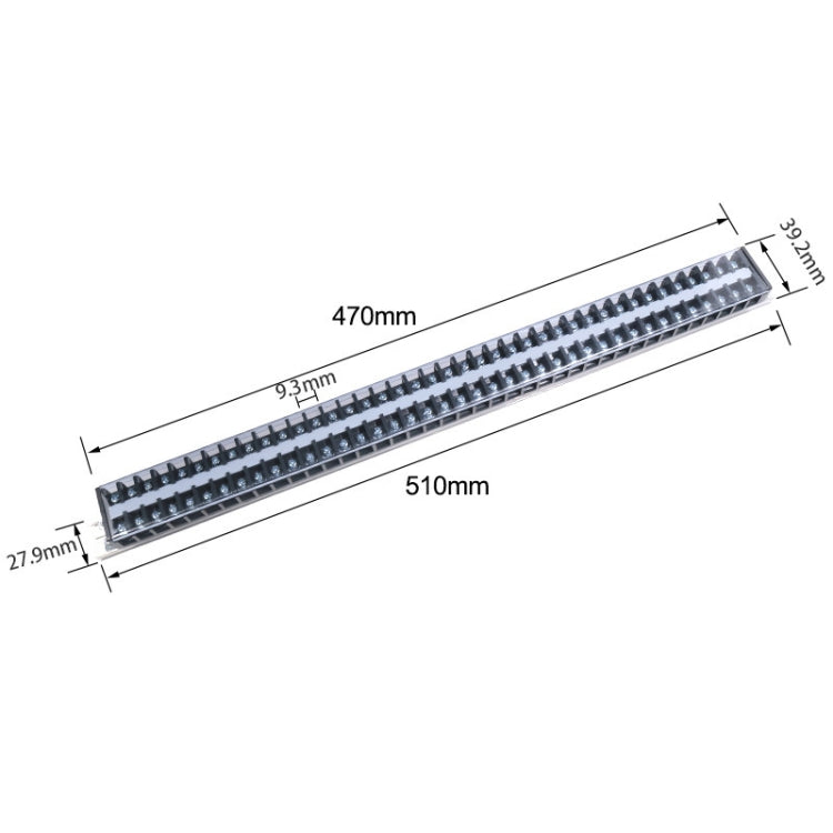 CHINT TD-2040 Terminal Block Rail Type Wiring Block Paralleling Wires Wire Connector - Booster Cable & Clip by CHNT | Online Shopping South Africa | PMC Jewellery | Buy Now Pay Later Mobicred