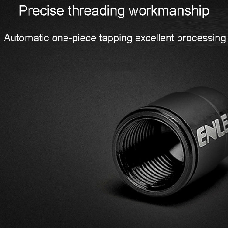 ENLEE E-FZ1004 2pcs /Set Bicycle French Valve Caps Aluminum Alloy Dust Cap For Tire Valve Caps(Black) - Tire Valve Caps by ENLEE | Online Shopping South Africa | PMc TechLife | Buy Now Pay Later Mobicred