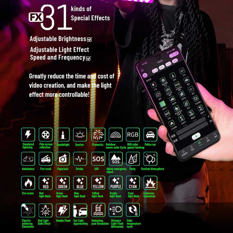 YONGNUO YN360IV 480 LEDs RGB APP Controlled Photography Fill Light, Spec: Standard+Adapter - free shipping - PMC TechLife - Order now!