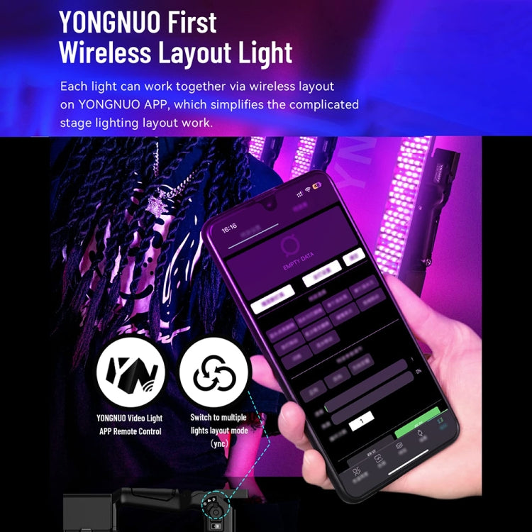 YONGNUO YN360IV 480 LEDs RGB APP Controlled Photography Fill Light, Spec: Standard+Adapter+NP-F970 - free shipping - PMC TechLife - Order now!