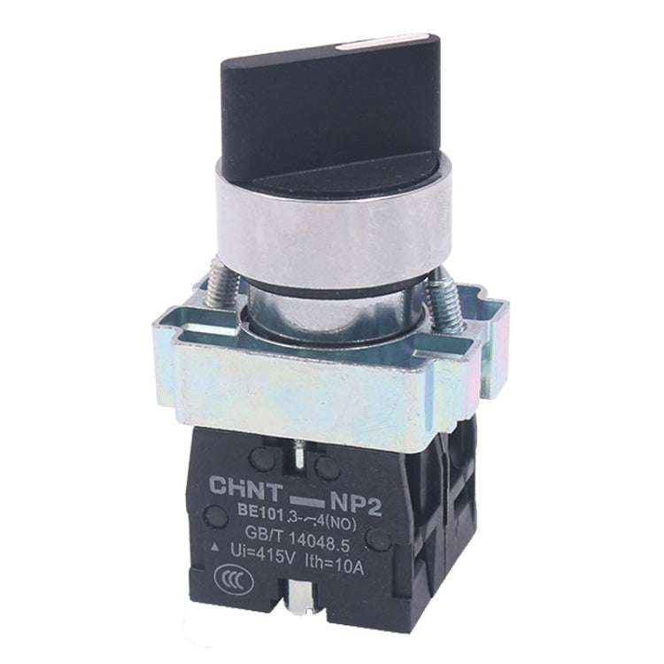 CHINT NP2-BD23 2 Gear Self-locking 2NO Power Transfer Switch Short Handle Master Knob 22mm - Car Switches by CHINT | Online Shopping South Africa | PMC TechLife | Buy Now Pay Later Mobicred