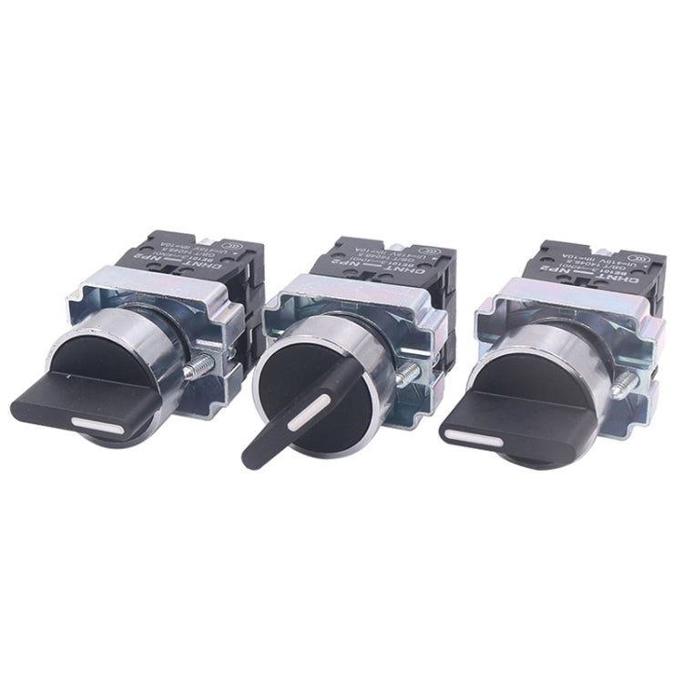 CHINT NP2-BD25 2 Gear Self-locking 1NO+1NC Power Transfer Switch Short Handle Master Knob 22mm - Car Switches by CHINT | Online Shopping South Africa | PMC TechLife | Buy Now Pay Later Mobicred