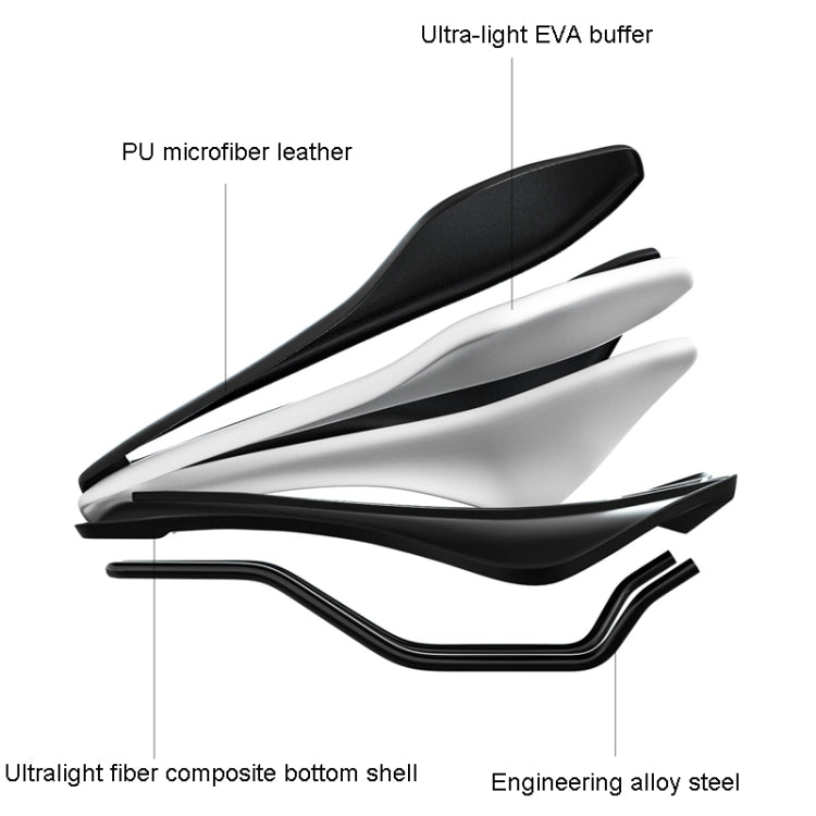 ENLEE E-ZD312 Bicycle MTB Saddle Cushion Super Soft Road Bike Saddle Pads, Model: F Model - Bicycle Saddle by ENLEE | Online Shopping South Africa | PMc TechLife | Buy Now Pay Later Mobicred
