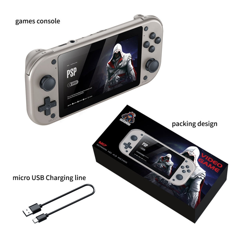 M17 128GB HD 4.3 inch High Brush Display Screen Retro PSP Remote Sensing Home Game Console - Pocket Console by PMC TechLife | Online Shopping South Africa | PMC TechLife