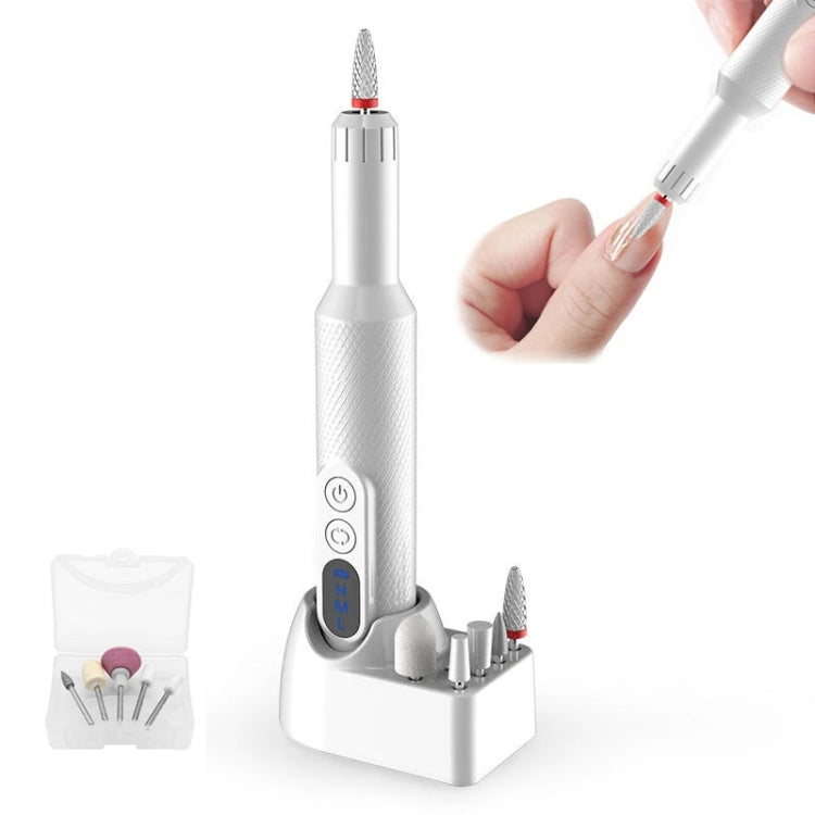 M3 USB Charging Portable Electric Nail Polisher Nail Art Tools Home Nail Art Instrument(Pink) - Grinding Tools & Accessories by PMC TechLife | Online Shopping South Africa | PMC TechLife | Buy Now Pay Later Mobicred