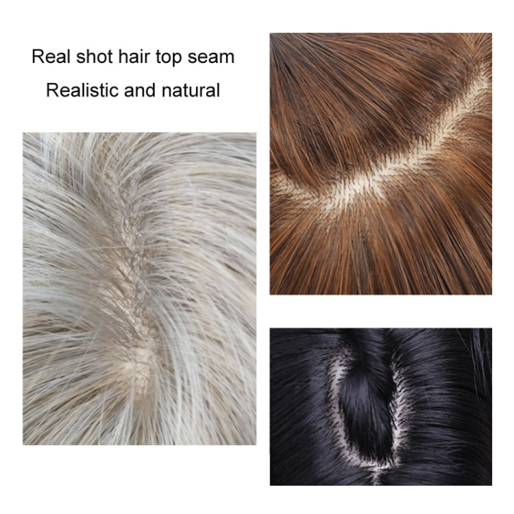 Women Long Hair Wig with Bangs Gradient Fluffy Water Ripple Curly Hair Wig, Color: Gradient Brown LC2029-1 - free shipping - PMC TechLife - Order now!