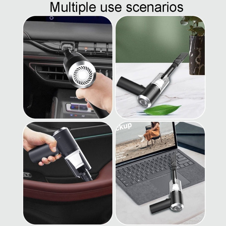 Automotive Household Small Vacuum Cleaner Car Charging Powerful Cleaning Tool(Black) - free shipping - PMC TechLife - Order now!