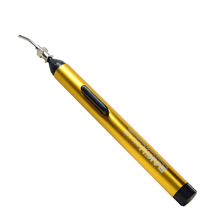 BAKU BK-939 Vacuum Sucking Pen with 3 Suction Headers Repair Tool(Gold) - Sucker by BAKU | Online Shopping South Africa | PMC TechLife | Buy Now Pay Later Mobicred