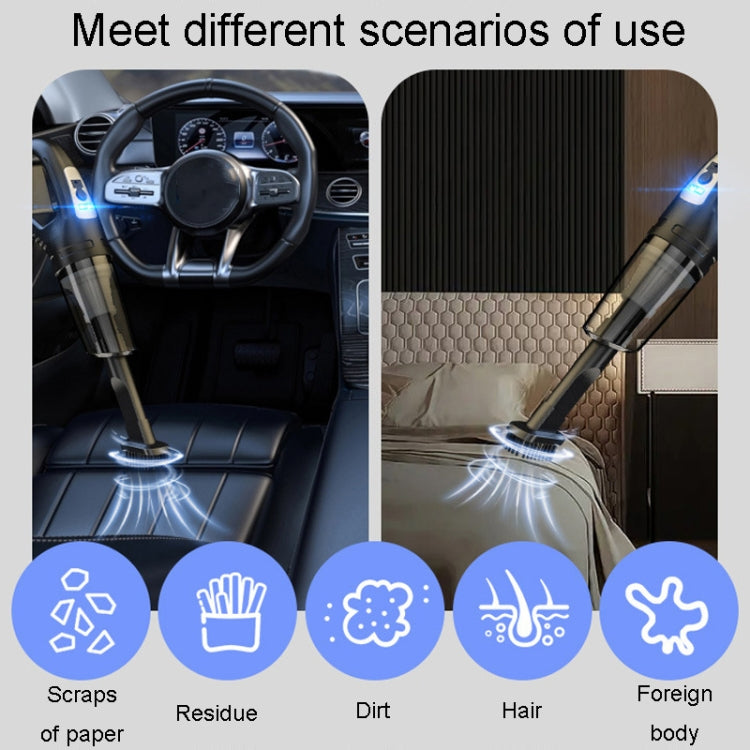Rechargeable Small Handheld Car Dustbuster Vacuum Cleaner With Powerful Suction For Car And Home - Vacuum Cleaner by PMC TechLife | Online Shopping South Africa | PMC TechLife
