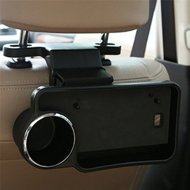 Automotive Water Cup Holder Drink Holder Car Rear Chair Seat Holder Tray(Black) - free shipping - PMC TechLife - Order now!