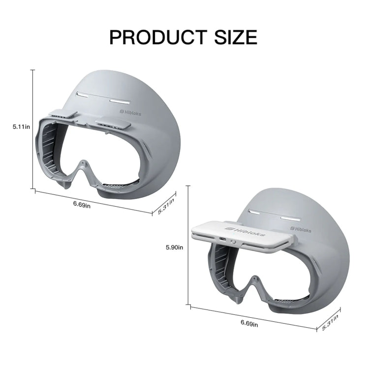 For PICO 4 Hibloks VR Glasses Face Cushion Widened Breathable Protector Pad, Spec: 2pcs Ice Silk - free shipping - PMC TechLife - Order now!