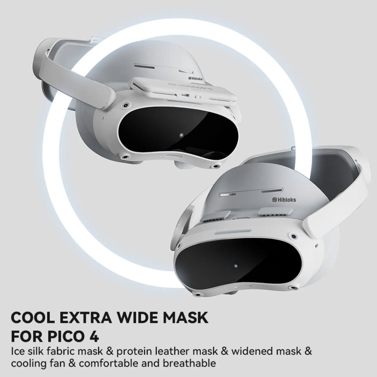 For PICO 4 Hibloks VR Glasses Face Cushion Widened Breathable Protector Pad, Spec: 2pcs PU Cotton - free shipping - PMC TechLife - Order now!