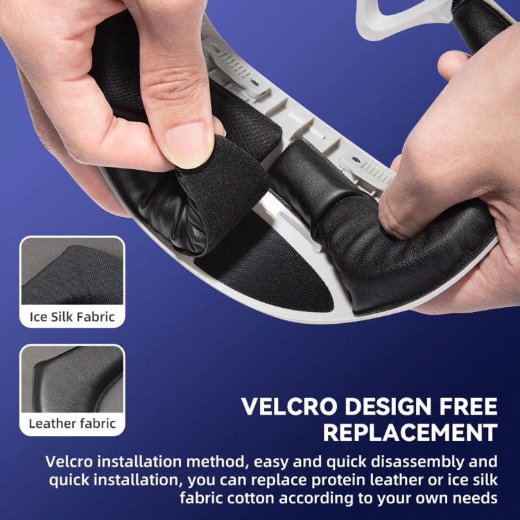 For PICO 4 Hibloks VR Glasses Face Cushion Widened Breathable Protector Pad, Spec: 2pcs Ice Silk - free shipping - PMC TechLife - Order now!