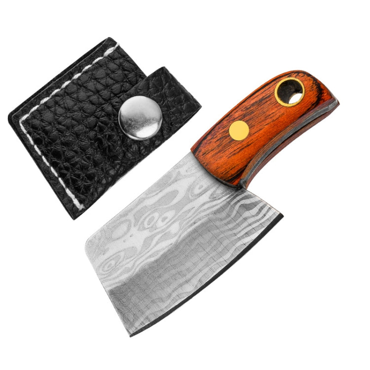 Mini Knife Keychain Portable Removal Express Pendant Accessory With Holster, Model: Colorful Wood Laser Pattern - Burin &Cutting Knife by PMC Jewellery | Online Shopping South Africa | PMC Jewellery