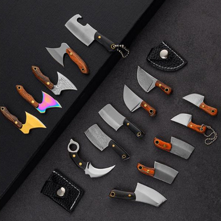 Mini Knife Keychain Portable Removal Express Pendant Accessory With Holster, Model: Bottle Opener Knife - Burin &Cutting Knife by PMC TechLife | Online Shopping South Africa | PMC TechLife
