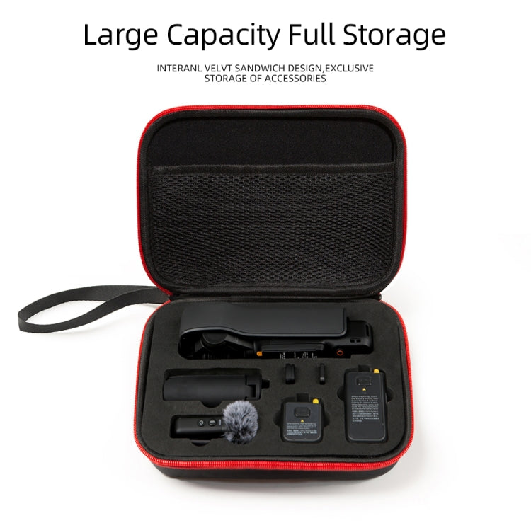 For DJI Osmo Pocket 3 Storage Bag Pocket Camera Handbag(Black Shell Black Inner) - Case & Bags by PMC TechLife | Online Shopping South Africa | PMC TechLife | Buy Now Pay Later Mobicred