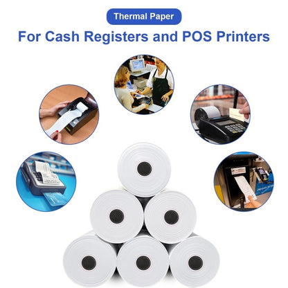 100volume/Box 57x50mm Thermal Paper Take-Out Kitchen Printing Receipt Paper(No Tube Core) - Printer Accessories by PMC Jewellery | Online Shopping South Africa | PMC Jewellery | Buy Now Pay Later Mobicred