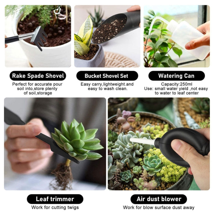 13pcs /Set Succulent Plant Gardening Tools Set Indoor Growing Removal Pots Horticultural Kits - Garden Hand Tools by PMC Jewellery | Online Shopping South Africa | PMC Jewellery