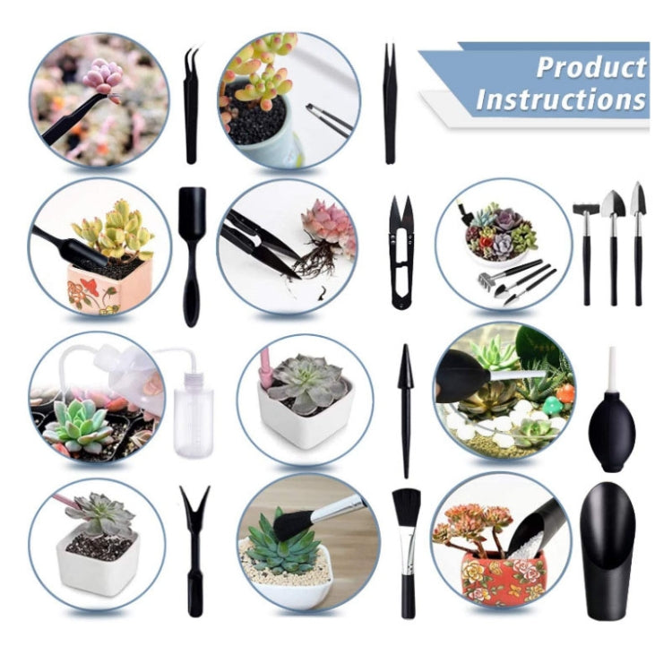 13pcs /Set Succulent Plant Gardening Tools Set Indoor Growing Removal Pots Horticultural Kits - Garden Hand Tools by PMC TechLife | Online Shopping South Africa | PMC TechLife
