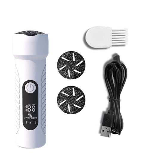 Electric Foot File Pedicure Kit Waterproof Feet Callus Remover, Spec: White - Grinding Tools & Accessories by PMC Jewellery | Online Shopping South Africa | PMC Jewellery | Buy Now Pay Later Mobicred