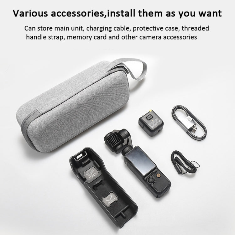 For DJI Pocket 3 Storage Bag Carrying Case Protective Box(Standard Gray) - Case & Bags by PMC TechLife | Online Shopping South Africa | PMC TechLife | Buy Now Pay Later Mobicred