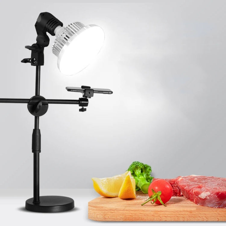 90W 155mm  Mushroom Fill Light + Desktop Overhead Photography Stand Kit for Photo/Video - Selfie Light by PMC Jewellery | Online Shopping South Africa | PMC Jewellery | Buy Now Pay Later Mobicred