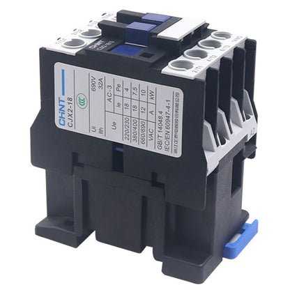 CHNT CJX2-1801 18A 220V Silver Alloy Contacts Multi-Purpose Single-Phase AC Contactor - Relays by CHNT | Online Shopping South Africa | PMC Jewellery | Buy Now Pay Later Mobicred