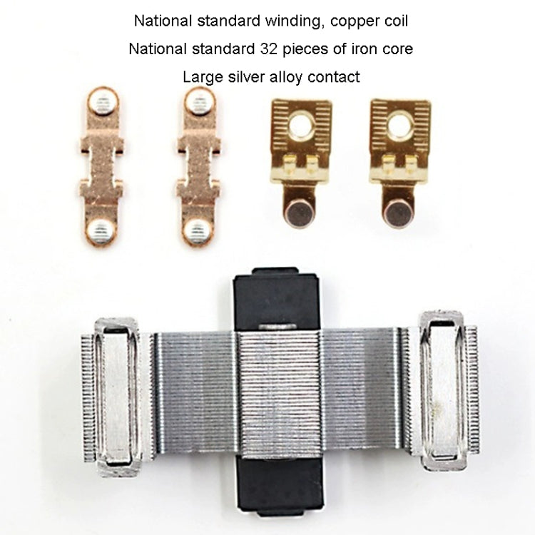 CHNT CJX2-2510 25A 220V Silver Alloy Contacts Multi-Purpose Single-Phase AC Contactor - Relays by CHNT | Online Shopping South Africa | PMC TechLife | Buy Now Pay Later Mobicred