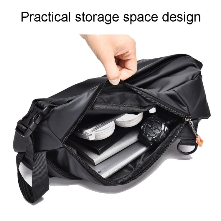 WEIXIER 6013 Casual Single-Shoulder Crossbody Packs Multifunctional Motorcycle Sports Chest Bag(Black) - Single-shoulder Bags by WEIXIER | Online Shopping South Africa | PMC TechLife | Buy Now Pay Later Mobicred