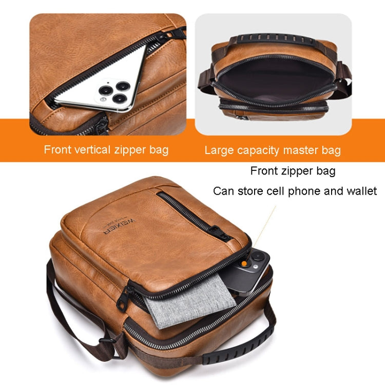 WEIXIER D288 Large Capacity Casual Crossbody Bag Business Waterproof Single Shoulder Packs(Black) - Single-shoulder Bags by WEIXIER | Online Shopping South Africa | PMC TechLife | Buy Now Pay Later Mobicred