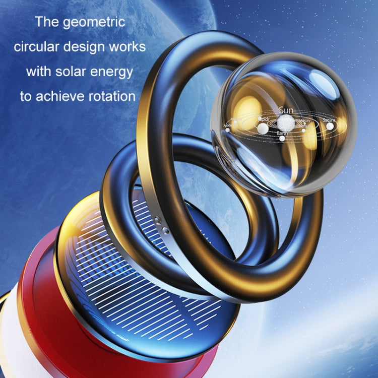 Interstellar Vast Solar Rotating Car Aromatherapy Ornaments, Color: Black - Air Freshener by PMC TechLife | Online Shopping South Africa | PMC TechLife | Buy Now Pay Later Mobicred