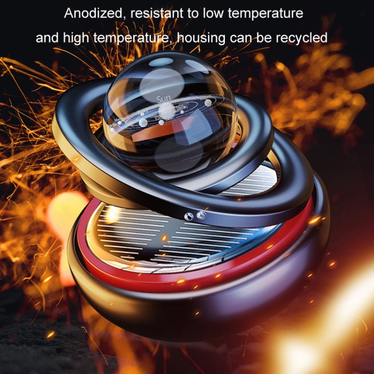 Interstellar Vast Solar Rotating Car Aromatherapy Ornaments, Color: Gold - Air Freshener by PMC TechLife | Online Shopping South Africa | PMC TechLife | Buy Now Pay Later Mobicred