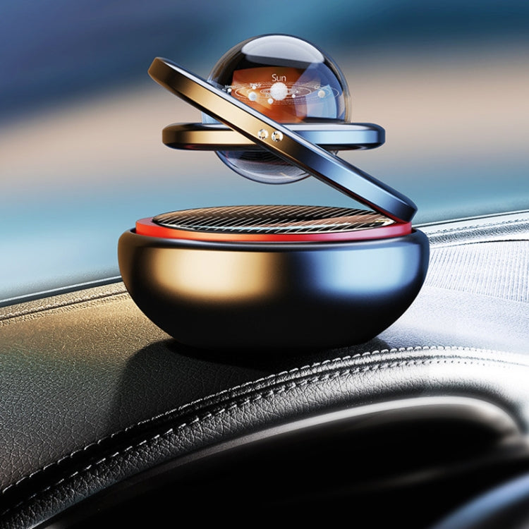 Interstellar Vast Solar Rotating Car Aromatherapy Ornaments, Color: Silver - Air Freshener by PMC TechLife | Online Shopping South Africa | PMC TechLife | Buy Now Pay Later Mobicred