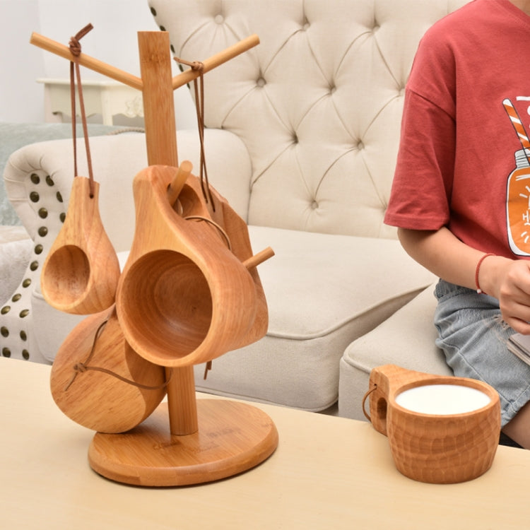 Large Rubber Wood Drawing Cup Frame Home Coffee Tea Cup Frame Drain Storage Shelf - free shipping - PMc TechLife - Order now!