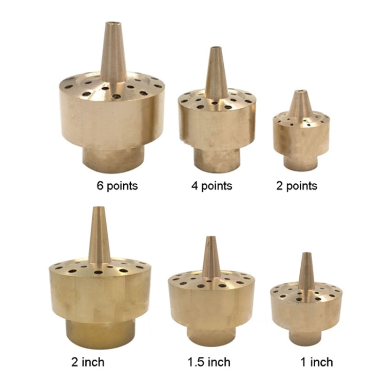 All Brass Flower Column Nozzle Inner Wire Garden Water Features Landscape Fountain Nozzle, Specification: DN50 2 inch - Watering & Irrigation by PMC TechLife | Online Shopping South Africa | PMC TechLife