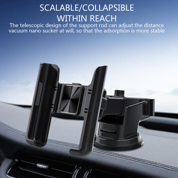 Car Air Outlet Rotatable Snap-on Base Mobile Phone Navigation Bracket(Black) - Car Holders by PMC TechLife | Online Shopping South Africa | PMC TechLife | Buy Now Pay Later Mobicred