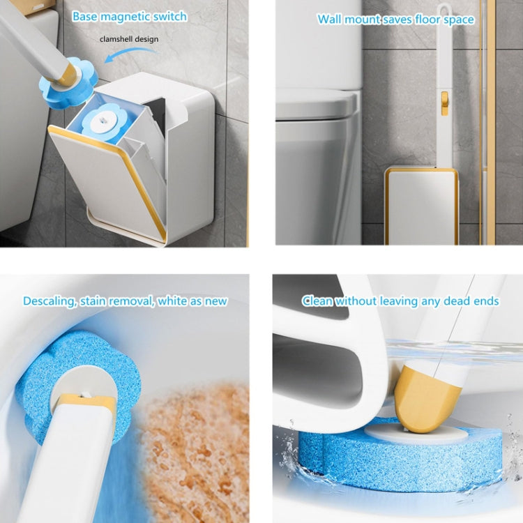 With 6pcs Marine Incense Brush Head Disposable Toilet Brush Set Wall-mounted Throwable Bathroom Cleaning Brush With Cleaning Solution - Cleaning Tools by PMc TechLife | Online Shopping South Africa | PMc TechLife | Buy Now Pay Later Mobicred