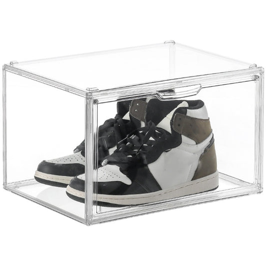 Stackable Transparent Storage Box Magnetic Suction Bookcase Handbag Display Rack, Style: Side Opening - Storage Boxes by PMC Jewellery | Online Shopping South Africa | PMC Jewellery