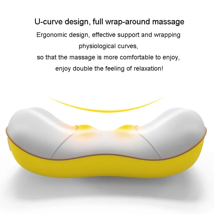 Waist And Back Massager Lumbar Vertebra Car Neck Massage Pillow, Specification: Charging Model Gray - free shipping - PMC TechLife - Order now!