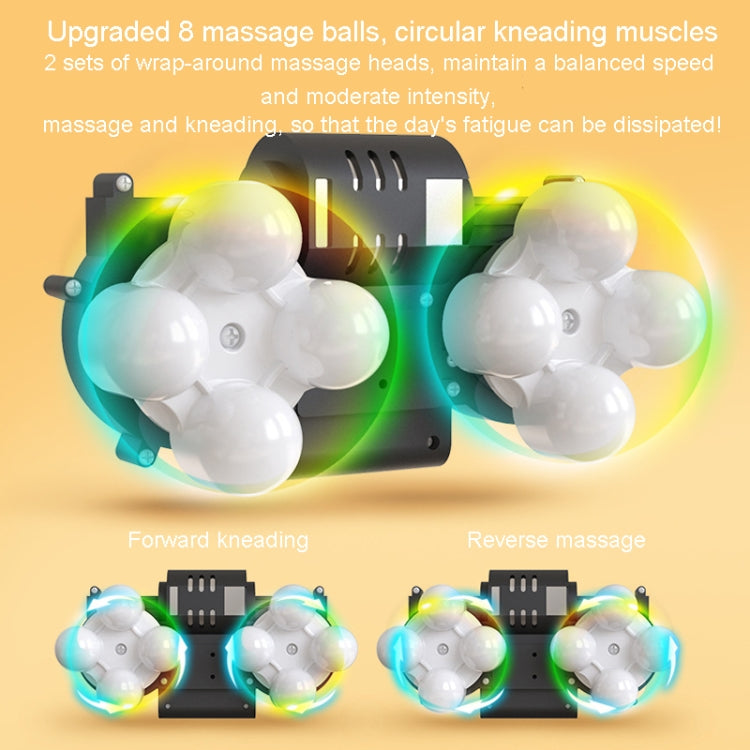 Waist And Back Massager Lumbar Vertebra Car Neck Massage Pillow, Specification: Charging Model Gray - free shipping - PMC TechLife - Order now!