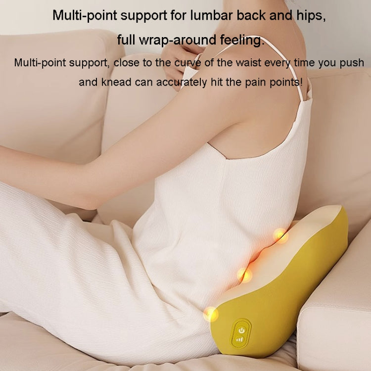 Multi-Function Lumbar Massager Car Cervical Hot Waist Massage Pillow, Specification: Charging Model Gray - free shipping - PMC TechLife - Order now!