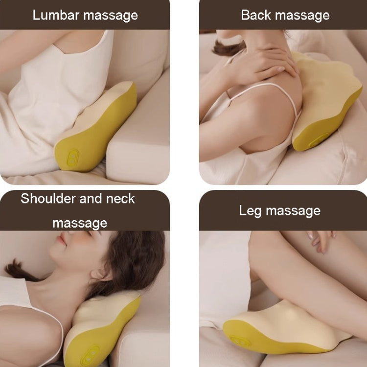 Multi-Function Lumbar Massager Car Cervical Hot Waist Massage Pillow, Specification: Charging Model Gray - free shipping - PMC TechLife - Order now!