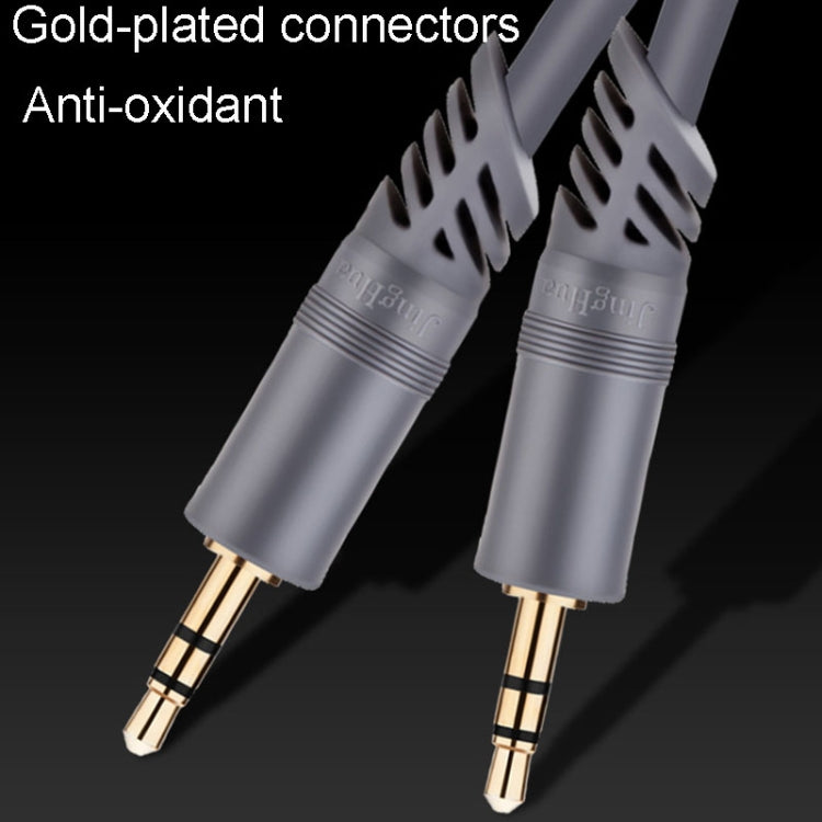 JINGHUA A240 3.5mm Male To Male Audio Cable Cell Phone Car Stereo Microphone Connection Wire, Size: 30m(Gray) - Microphone Audio Cable & Connector by JINGHUA | Online Shopping South Africa | PMC TechLife | Buy Now Pay Later Mobicred