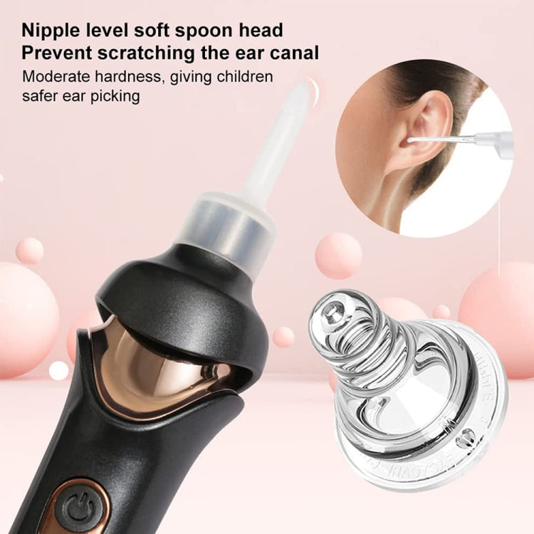 Luminous Upgraded LED Electric Ear Scoop Children Ear Cleaning Tool Set(Black Gray) - free shipping - PMC TechLife - Order now!