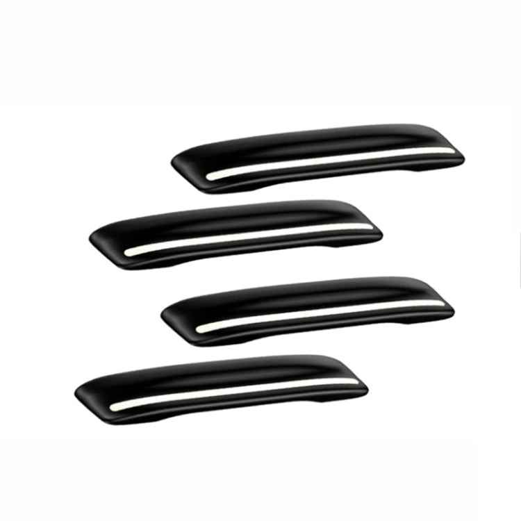 4pcs/set Car Rearview Mirror Body ABS Anti-collision Strip(Mysterious Black) - Anti Collision Sticker by PMC Jewellery | Online Shopping South Africa | PMC Jewellery | Buy Now Pay Later Mobicred