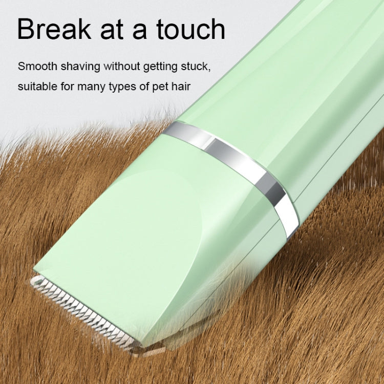 Multifunctional Pet Electric Shaver Cat And Dog Hair Clipper, Color: 4-in-1 Green - Electric Clipper by PMC TechLife | Online Shopping South Africa | PMC TechLife | Buy Now Pay Later Mobicred