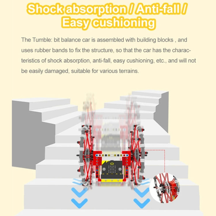 Yahboom Micro: Bit Self-Balancing Block Building Programmable APP Control Robot Kit, Spec: Tumblebit Package - Components Kits by Yahboom | Online Shopping South Africa | PMC Jewellery | Buy Now Pay Later Mobicred