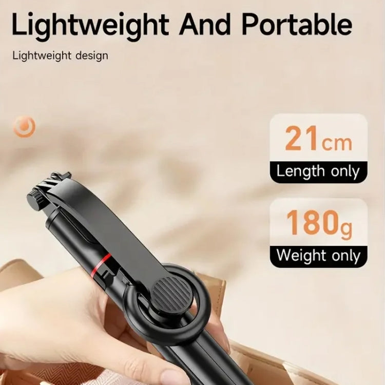 L20 Magnetic Bluetooth Selfie Stick Phone Holder Desktop Tripod With D07 Fill Light - Selfie Sticks by PMC Jewellery | Online Shopping South Africa | PMC Jewellery | Buy Now Pay Later Mobicred