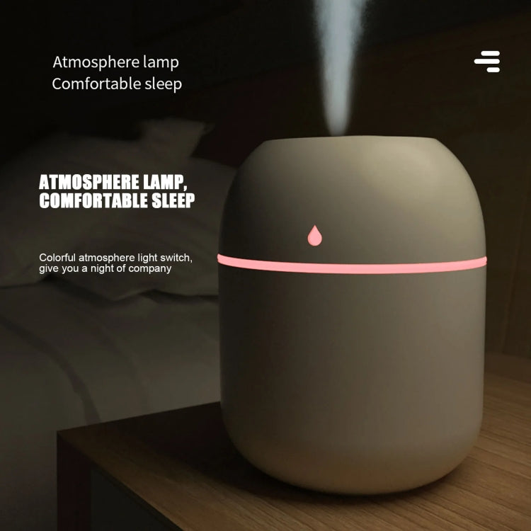 USB Plug-in Car Household Air Purification Water Drop Humidifier Large Capacity Sprayer(Pink) - free shipping - PMC TechLife - Order now!