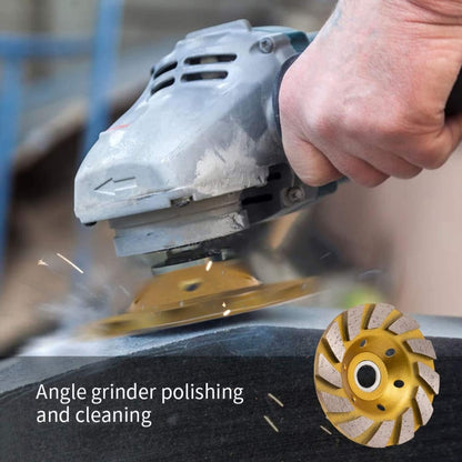 100mm Concrete Stone Diamond Grinding And Polishing Blades Ceramic Grinder Machine Fan Shape Grinding Wheel, Specification: A Level Coarse Tooth - Abrasive Tools & Accessories by PMC Jewellery | Online Shopping South Africa | PMC Jewellery | Buy Now Pay Later Mobicred